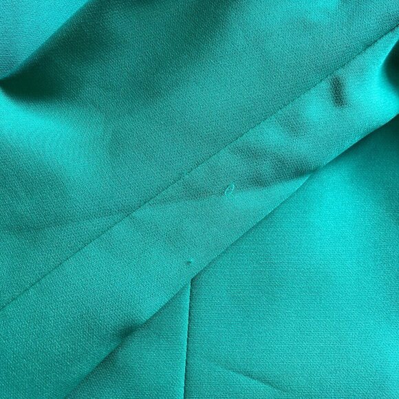 Forever 21 Green Pantsuit Set Blazer & High Rise Trousers Size S Chic Workwear - Picture 14 of 14